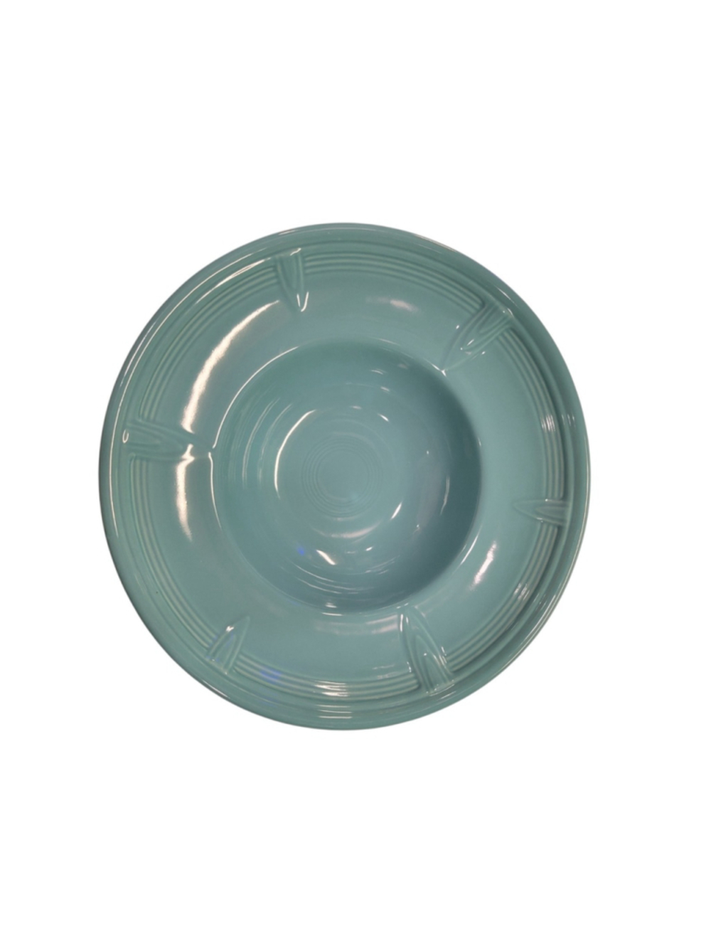 Fiesta Fiestaware Turquoise Signature Bowl Homer Laughlin HLC